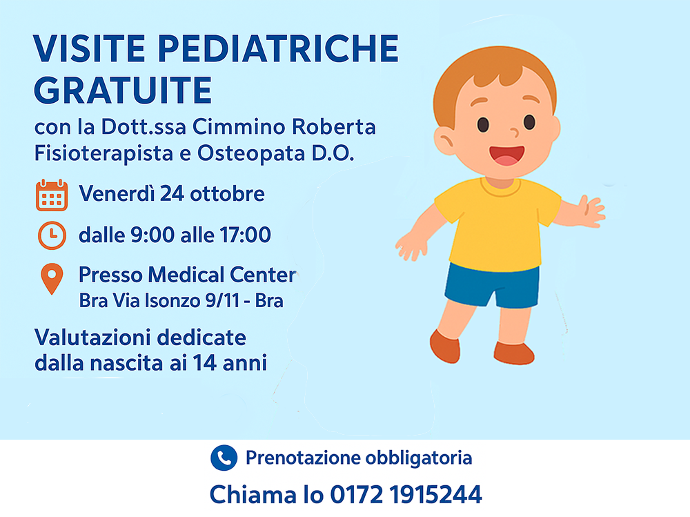 Visite pediatriche gratuite
